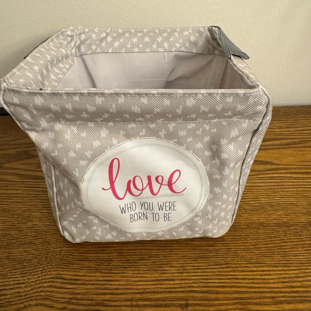 Thirty-One Littles Carry-All Caddy - Grey Lil Scribble NWT
